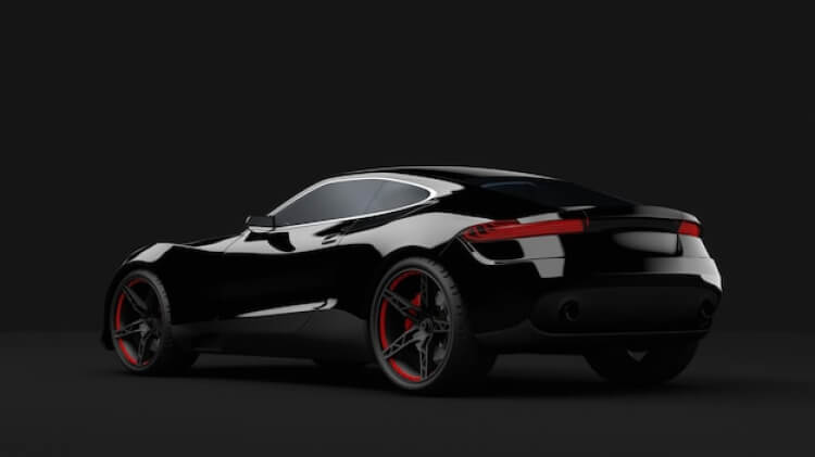 Voiture de sport noire