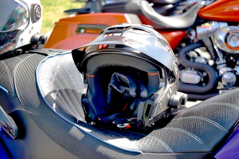 Casque de moto élégant