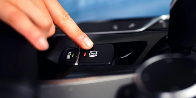 Frein à main électrique d'une voiture