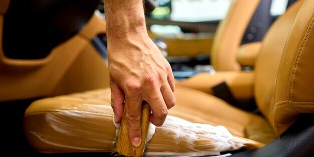 Laver le siège de voiture