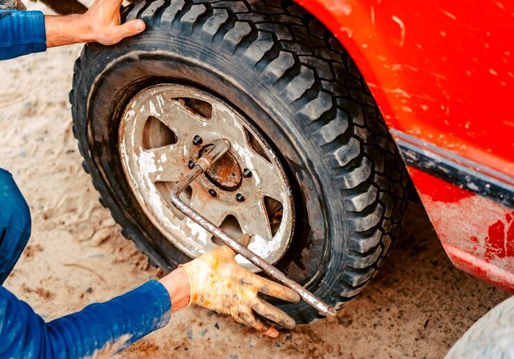 Démonter la roue pour enlever la jante