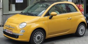 Fiat 500 jaune