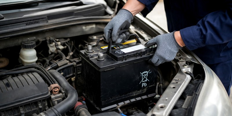 Changer la batterie d'une voiture