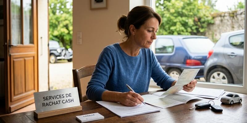 Vente de voiture à un professionnel